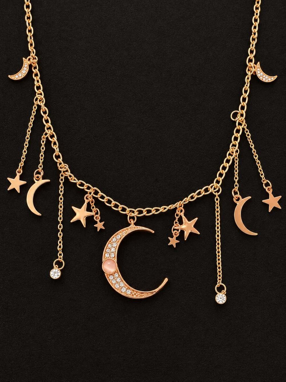 Celestial Moon & Star Necklace